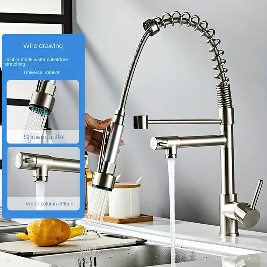 AquaJet Pro – Multifunctional Kitchen Faucet with Modern Design and Easy Installation!