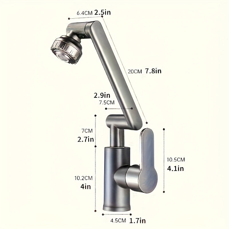 AquaSwivel Pro – Matte Swivel Faucet for Kitchen and Bathroom with 1080° Rotation and Modern Design!