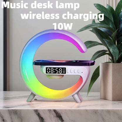 Kouzone Wireless Speaker with Phone Charger & Dimmable Alarm Clock