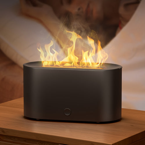 7-Color Simulated Flame Humidifier