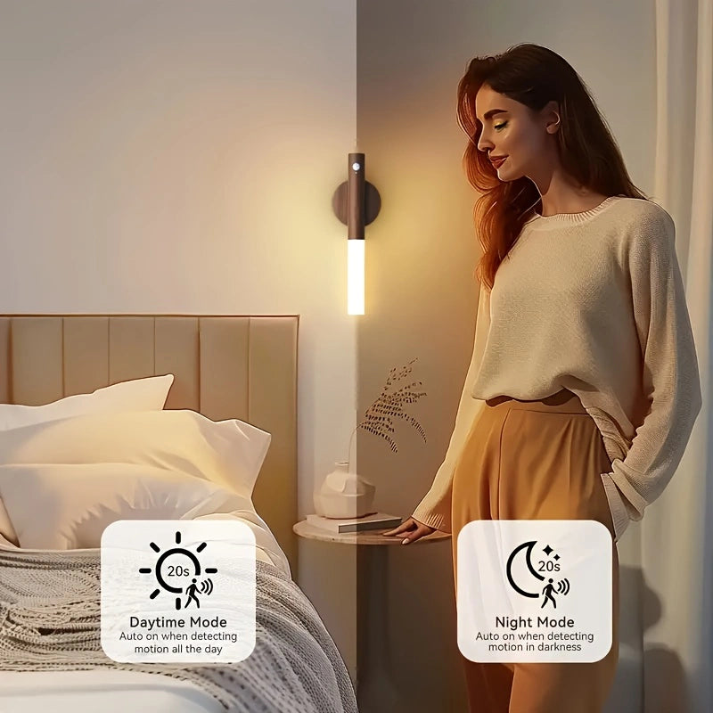 Motion Sensing Night Light – Minimalist Design for Bedrooms, Stairs, and Cabinets!