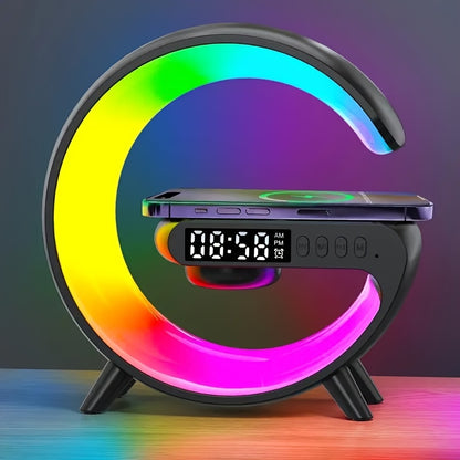 Kouzone Wireless Speaker with Phone Charger & Dimmable Alarm Clock