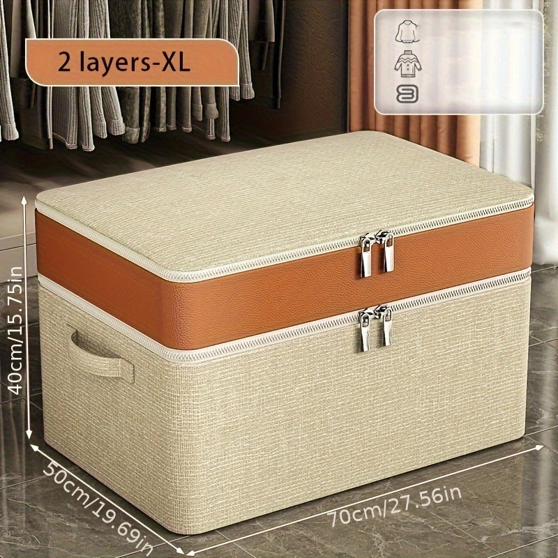 Extra Large Stackable Storage Box – Organize Clothes, Shoes, and Objects with Style!