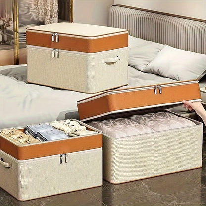 Extra Large Stackable Storage Box – Organize Clothes, Shoes, and Objects with Style!