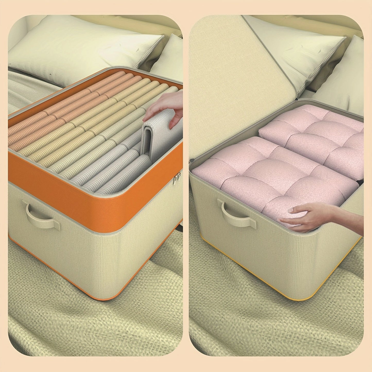 Extra Large Stackable Storage Box – Organize Clothes, Shoes, and Objects with Style!