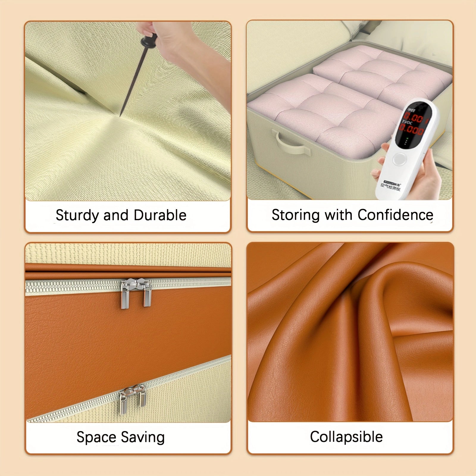 Extra Large Stackable Storage Box – Organize Clothes, Shoes, and Objects with Style!