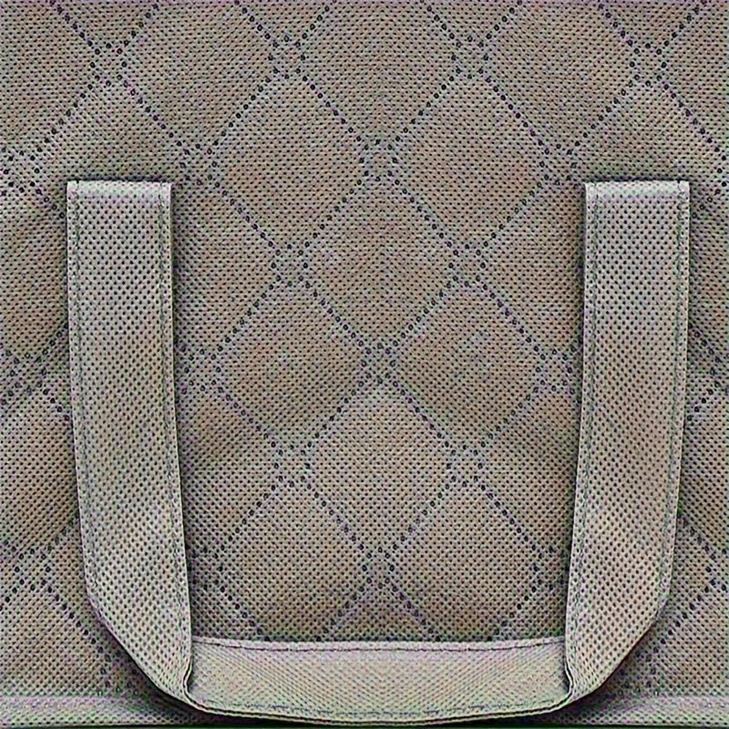 3pcs Turquoise Foldable Storage Tote Bags with Clear Windows – Space-Saving Organizer for Clothes, Quilts, and More!