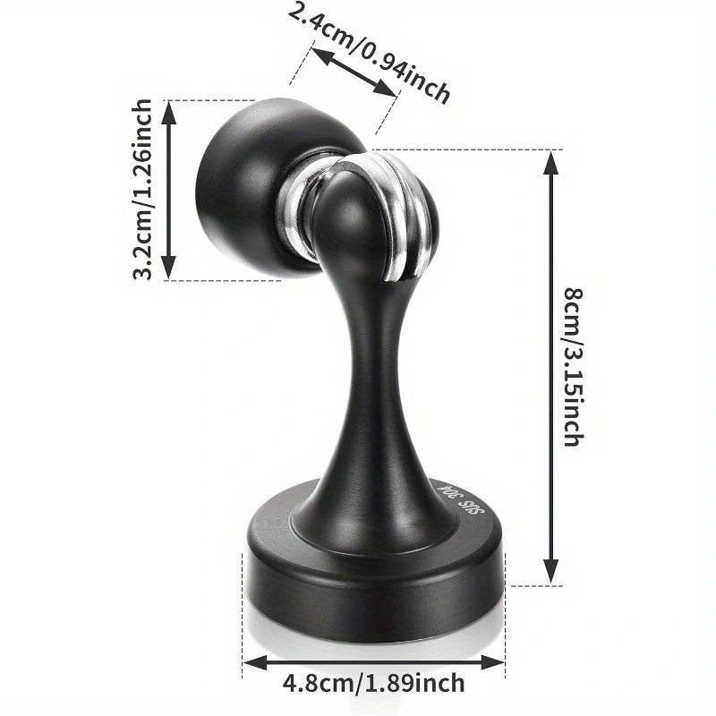 Stainless Steel Magnetic Door Stoppers – No-Drilling Wall and Floor Mounting, Practical and Durable!