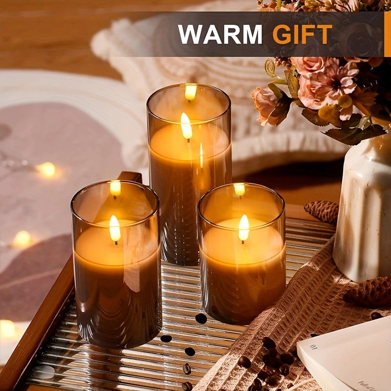 Remote Control LED Electronic Candles – Romantic Decoration for Weddings, Parties, and Special Moments!