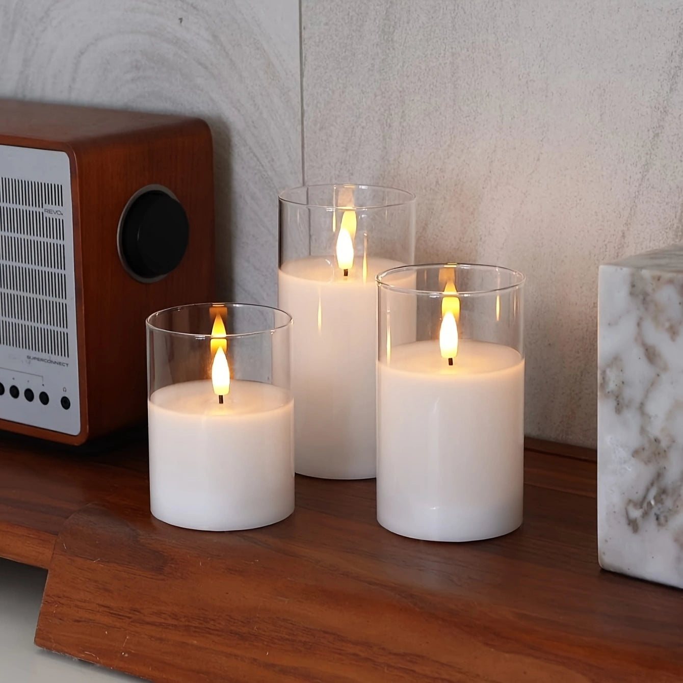 Remote Control LED Electronic Candles – Romantic Decoration for Weddings, Parties, and Special Moments!