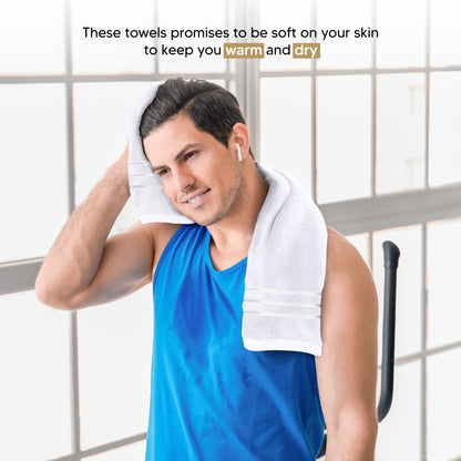 8 Premium Towels – Maximum Absorption and Comfort for Bathroom, Hotel, Spa, and Gym!