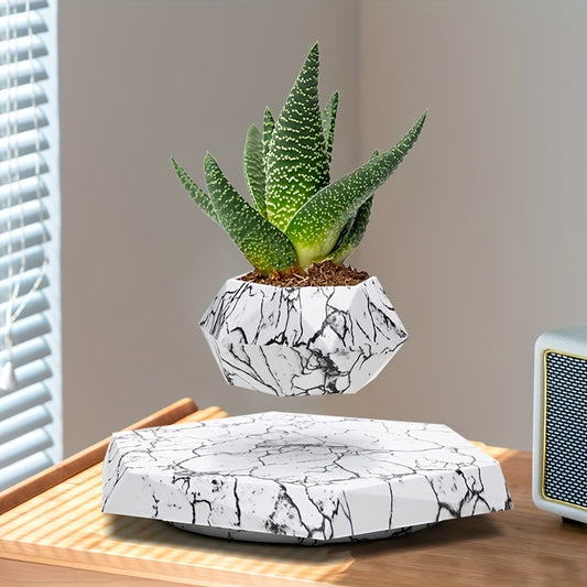 Levitating Plant Pot – Modern Floating Décor for Home &amp; Office