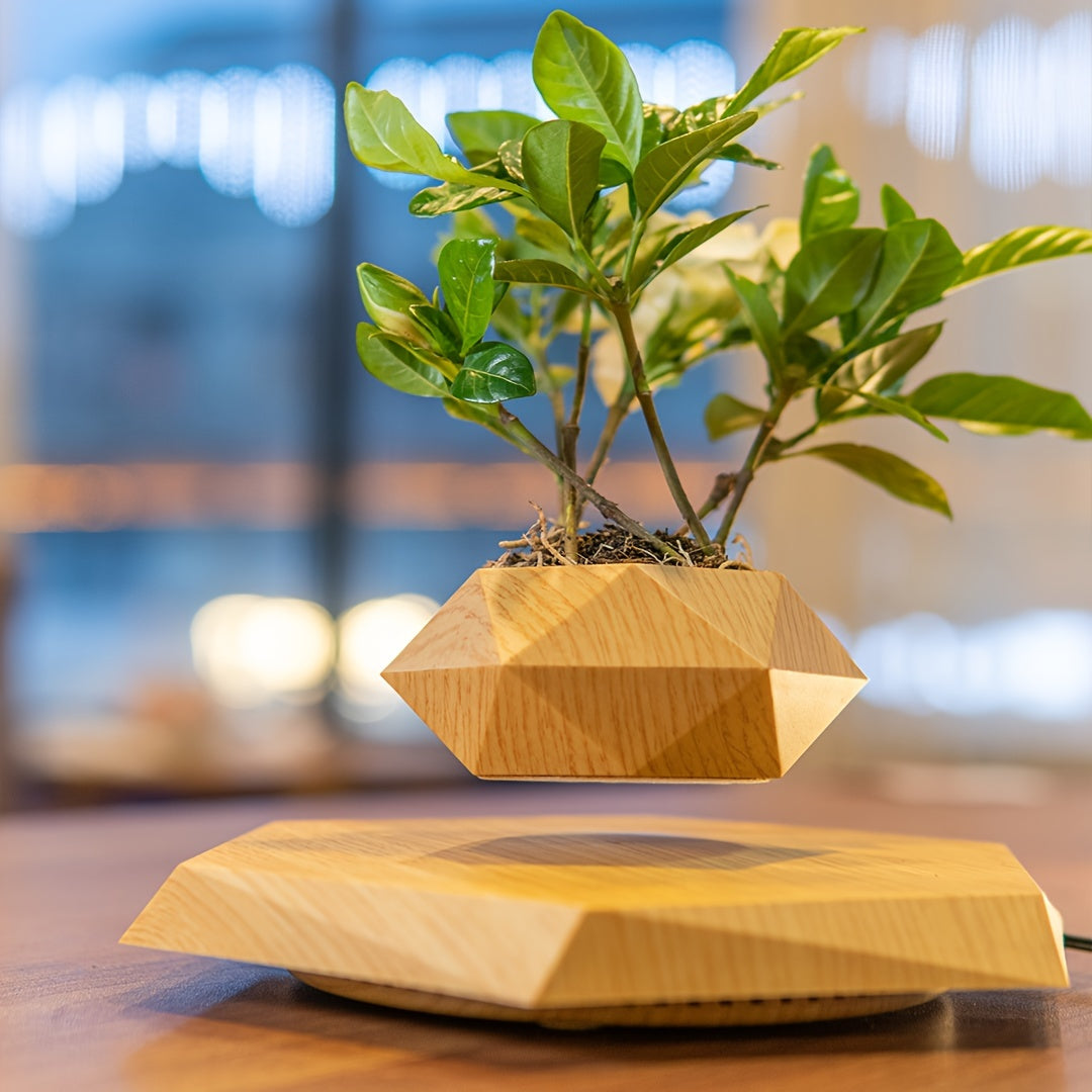 Levitating Plant Pot – Modern Floating Décor for Home &amp; Office