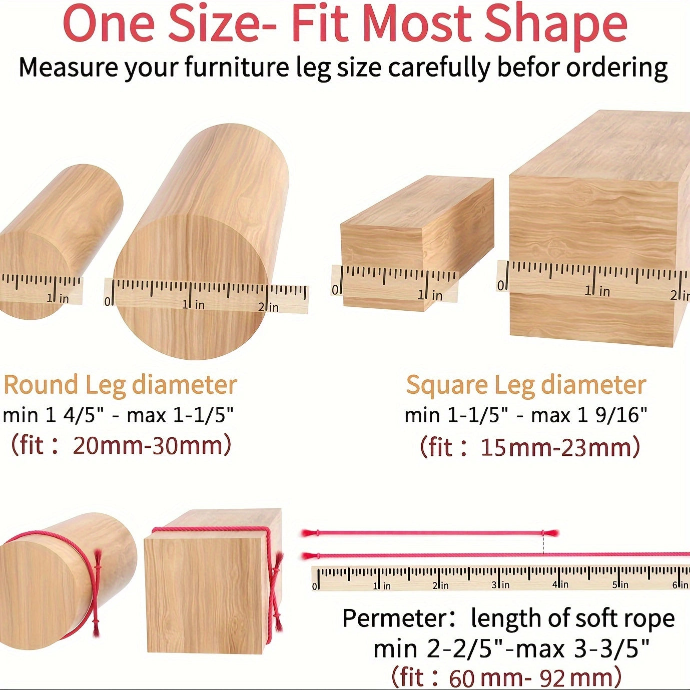 24 Pcs Chair Leg Floor Protectors with Felt Pads – Anti-Scratch and Noise Reduction for Hardwood and Laminate Floors!