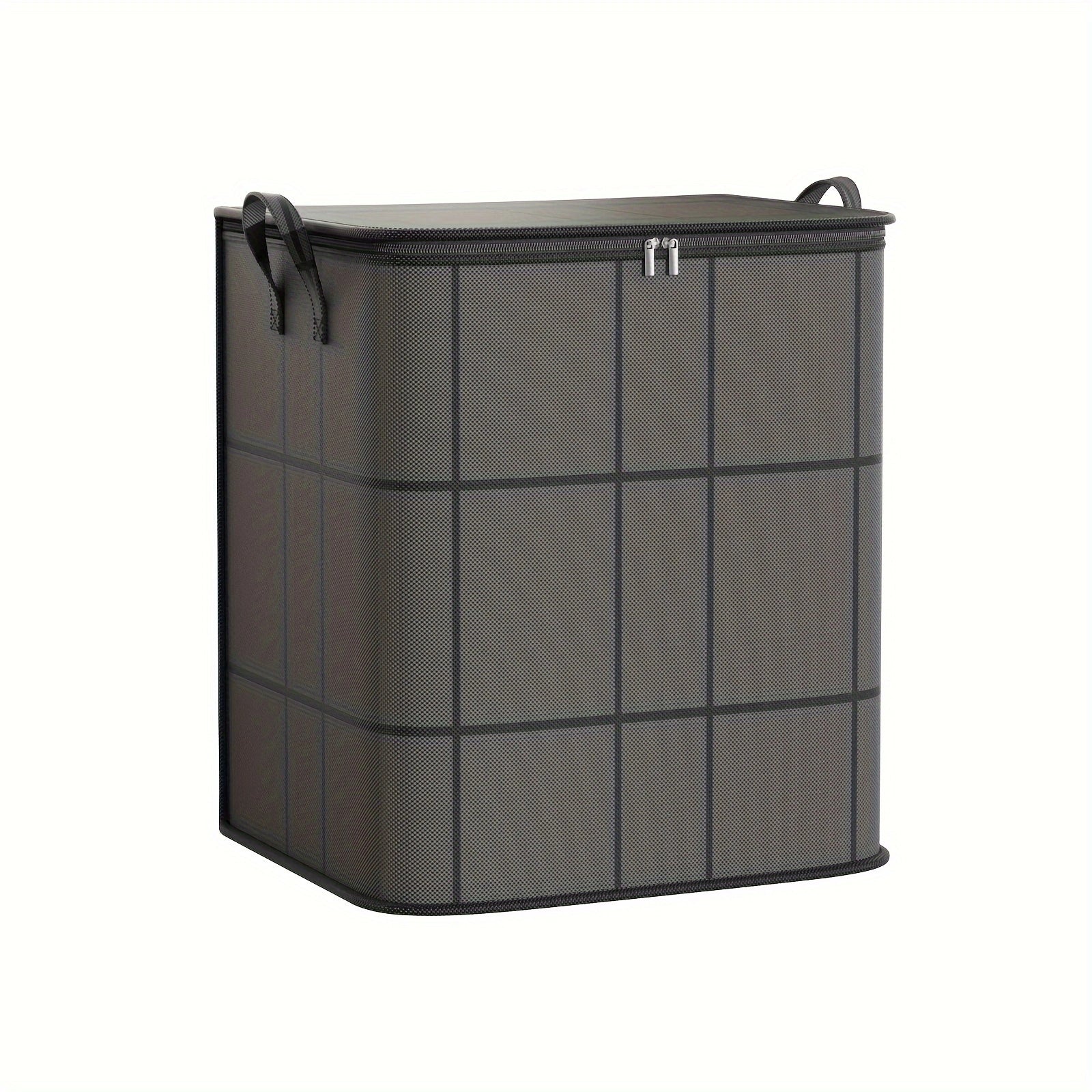 Large Capacity Casual Style Non-Woven Foldable Storage Bag – Organize Clothes and Blankets with Style!