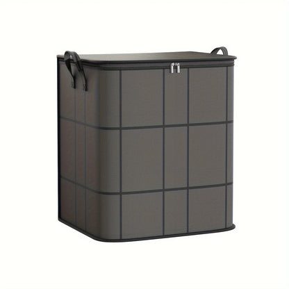 Large Capacity Casual Style Non-Woven Foldable Storage Bag – Organize Clothes and Blankets with Style!