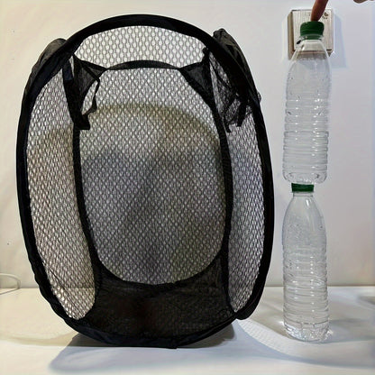 Foldable Pop-Up Laundry Basket with Handles – Large Capacity and Casual Style for Organization!