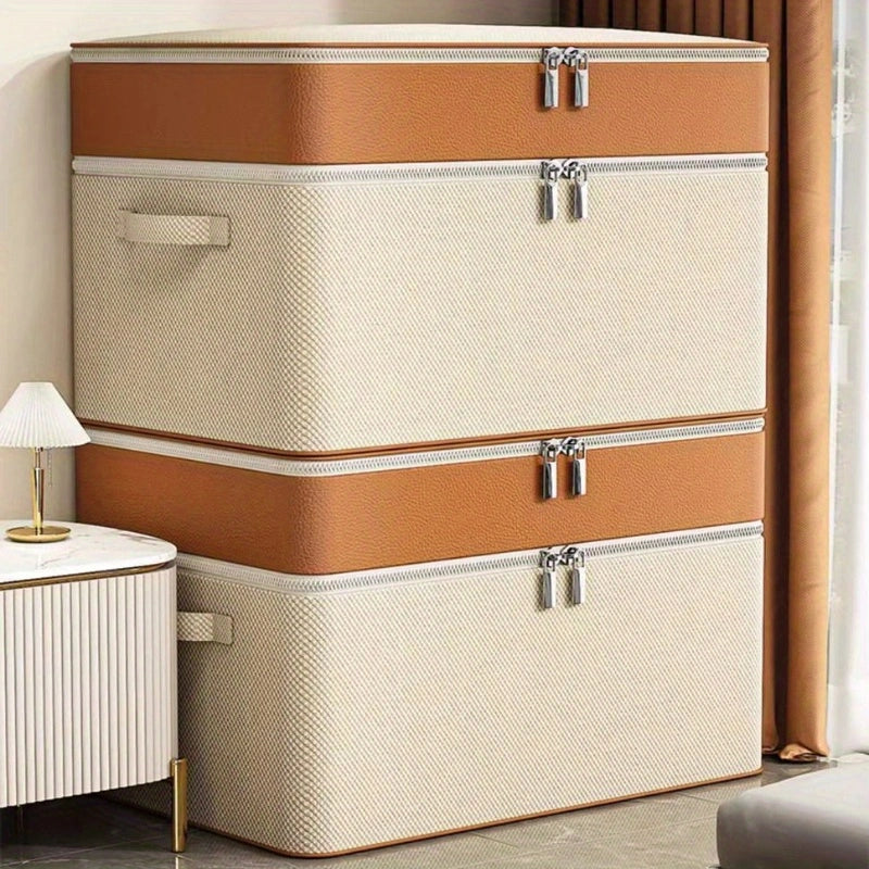 Extra Large Stackable Storage Box – Organize Clothes, Shoes, and Objects with Style!