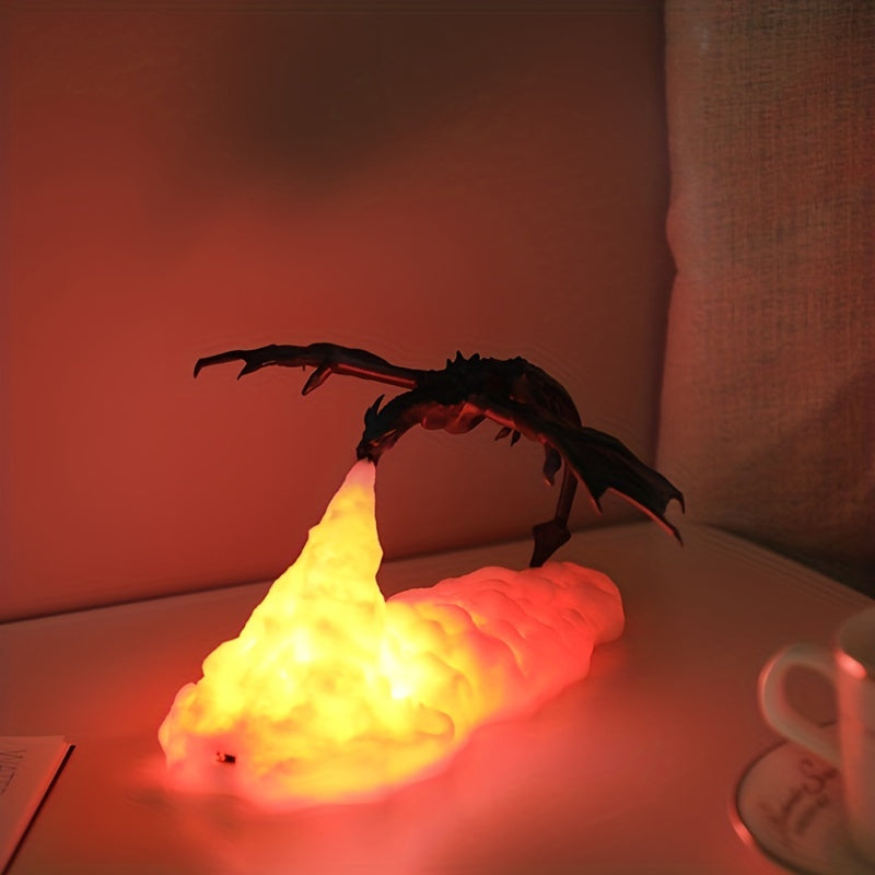 Fire Dragon 3D Lamp – Bring the Power of a Volcano to Your Space