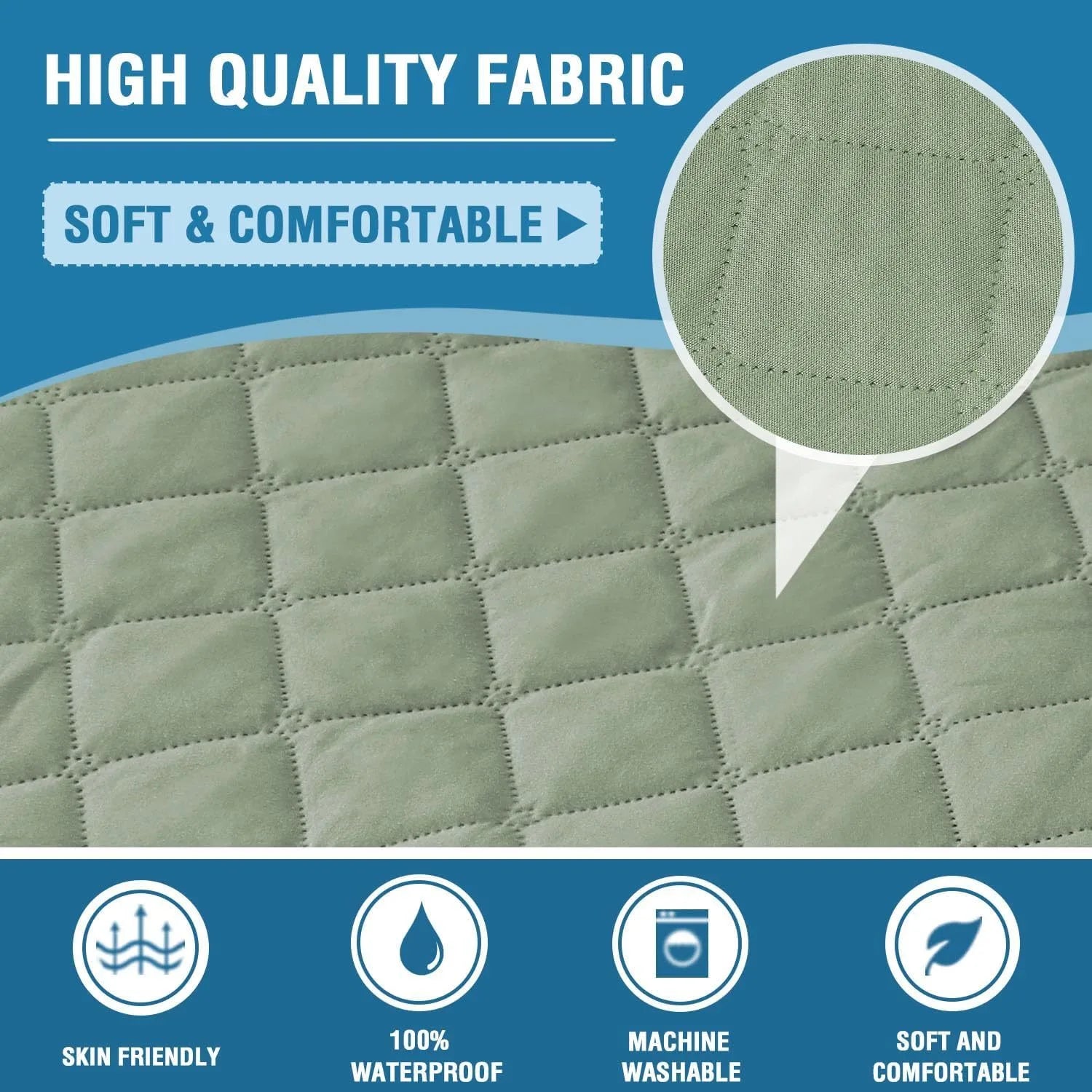 Waterproof L Shape Sofa Slipcover – Total Protection for Sectional Sofas and Pets!