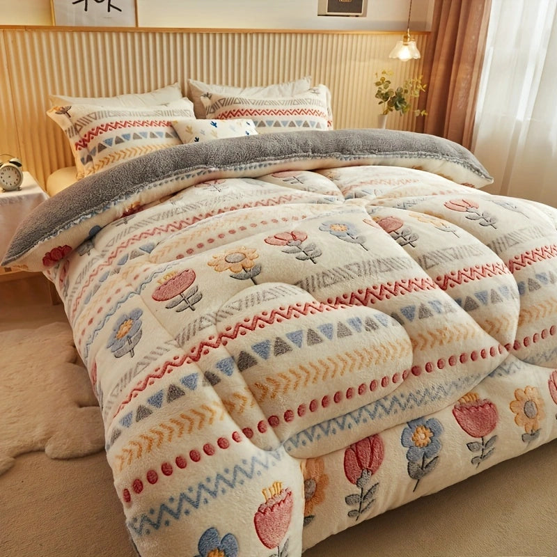 Bohemian Style Thick Winter Comforter – Comfort, Style, and Warmth for Your Bedroom or Hotel!