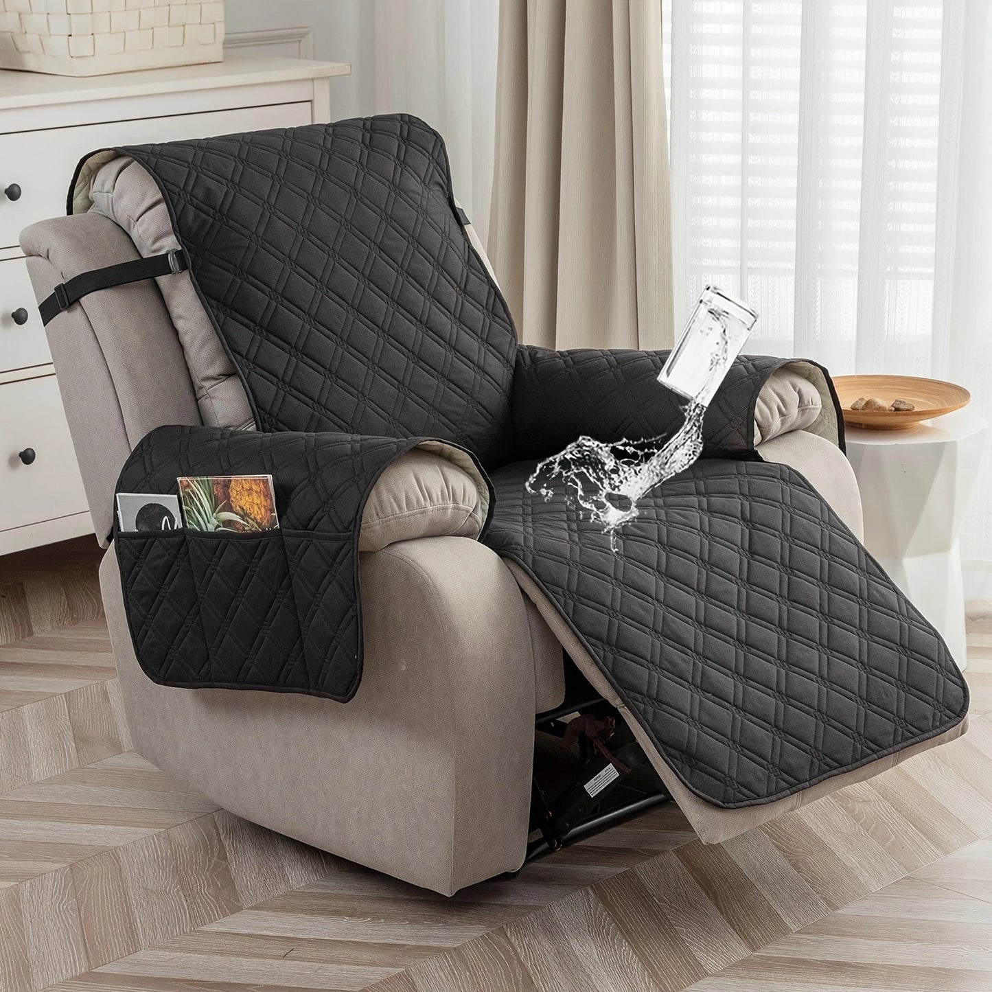 100% Waterproof Recliner Sofa Cover – Non-Slip, Pet-Resistant, and Stylish Protection!