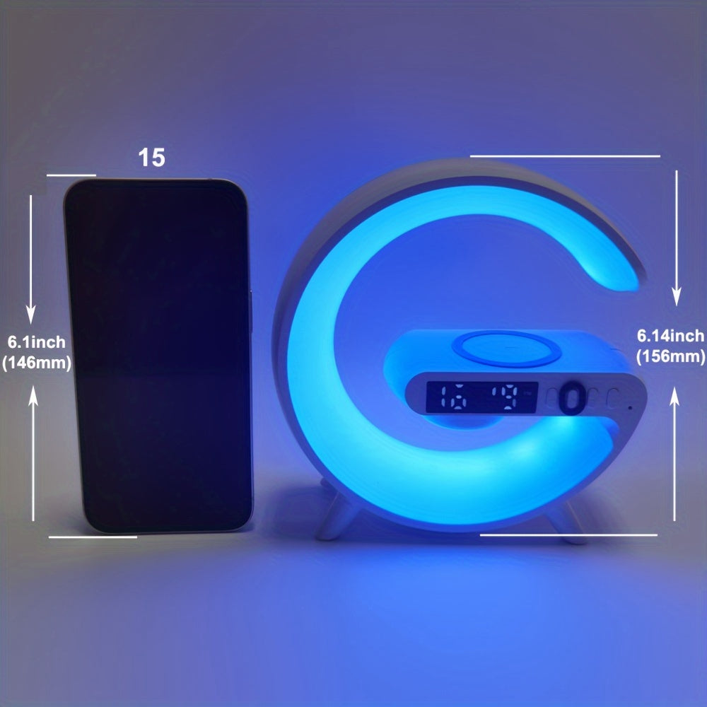 Kouzone Wireless Speaker with Phone Charger & Dimmable Alarm Clock