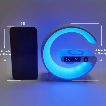 Kouzone Wireless Speaker with Phone Charger & Dimmable Alarm Clock