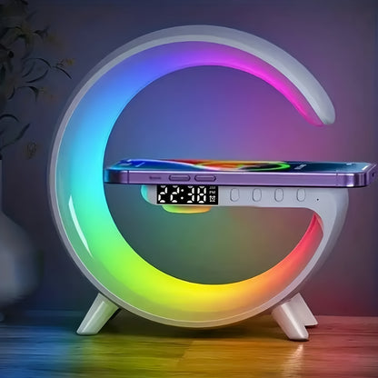 Kouzone Wireless Speaker with Phone Charger & Dimmable Alarm Clock