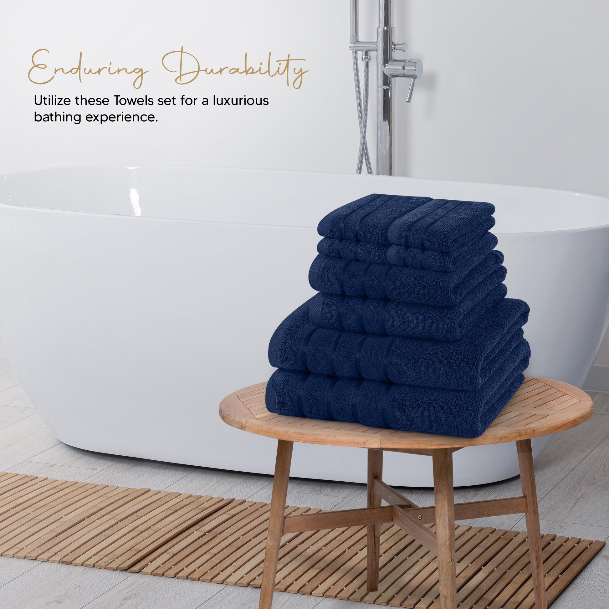 8 Premium Towels – Maximum Absorption and Comfort for Bathroom, Hotel, Spa, and Gym!