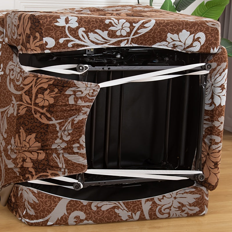 4Pcs/set Milk Stretch Recliner Sofa Covers – Elastic, Washable, and Stylish Protection for Your Living Room!