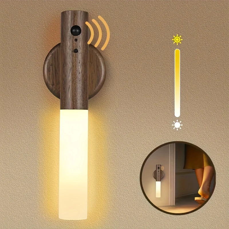 Motion Sensing Night Light – Minimalist Design for Bedrooms, Stairs, and Cabinets!