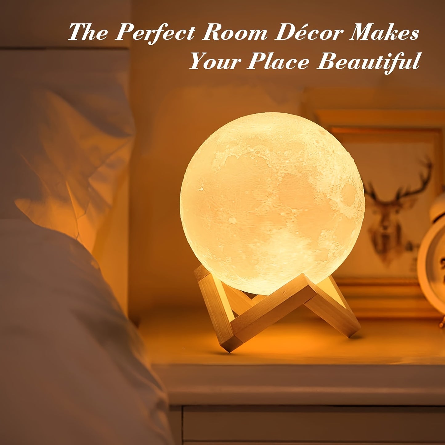 LunarGlow 3D Moon Lamp