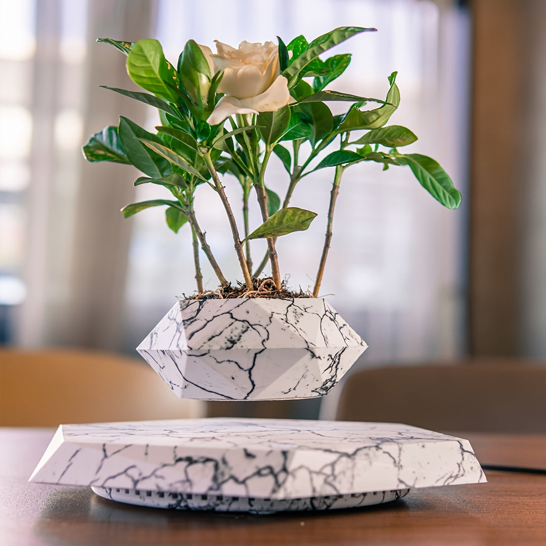 Levitating Plant Pot – Modern Floating Décor for Home &amp; Office