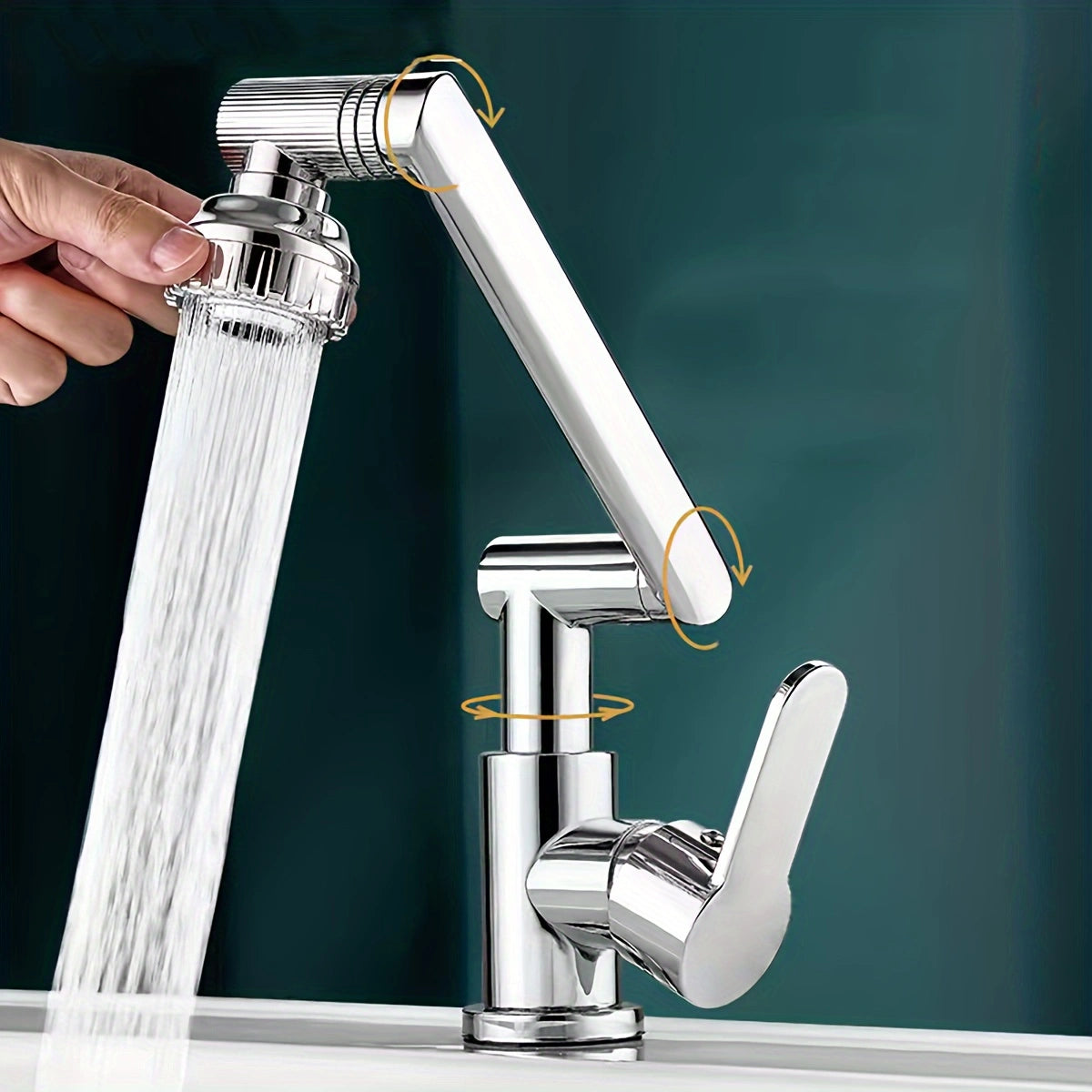 AquaSwivel Pro – Matte Swivel Faucet for Kitchen and Bathroom with 1080° Rotation and Modern Design!
