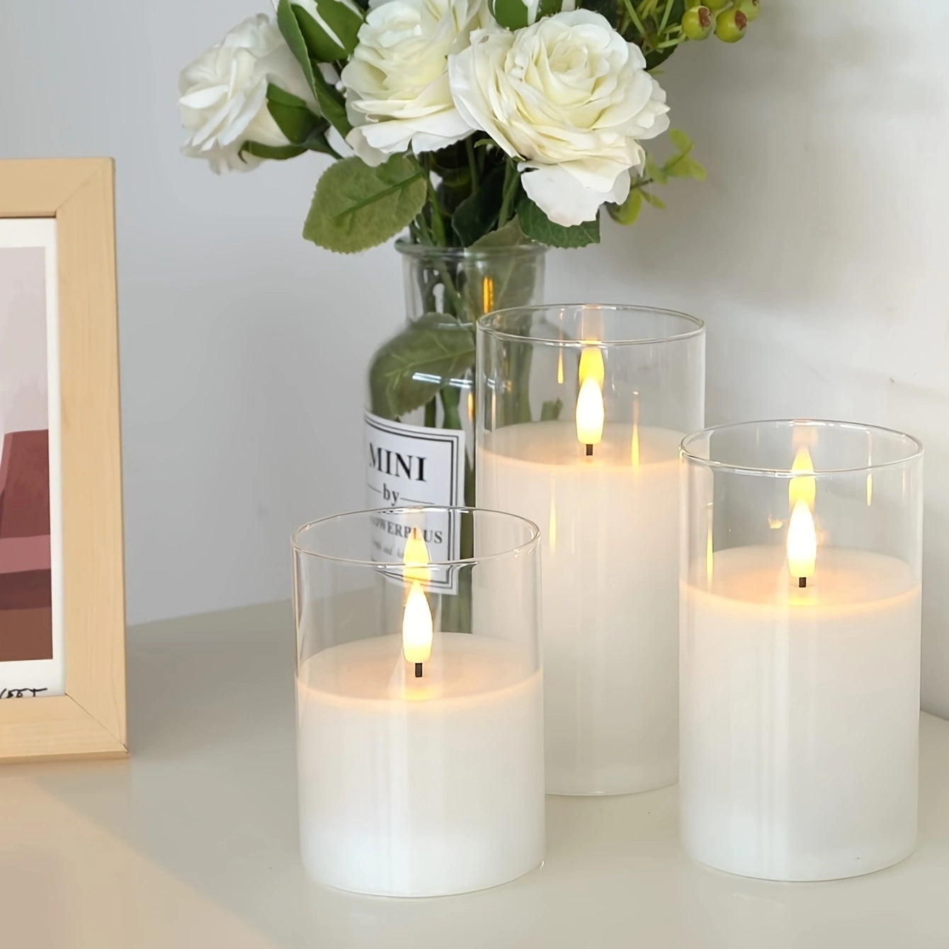 Remote Control LED Electronic Candles – Romantic Decoration for Weddings, Parties, and Special Moments!