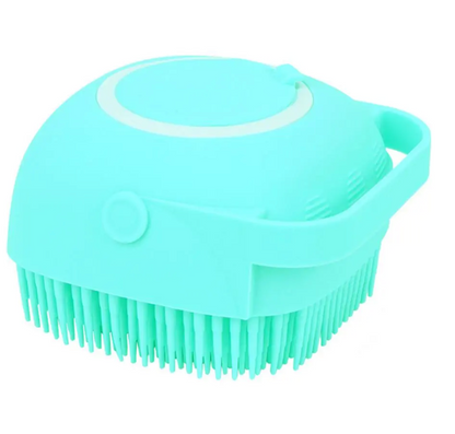 Simpatica spazzola da bagno per cani