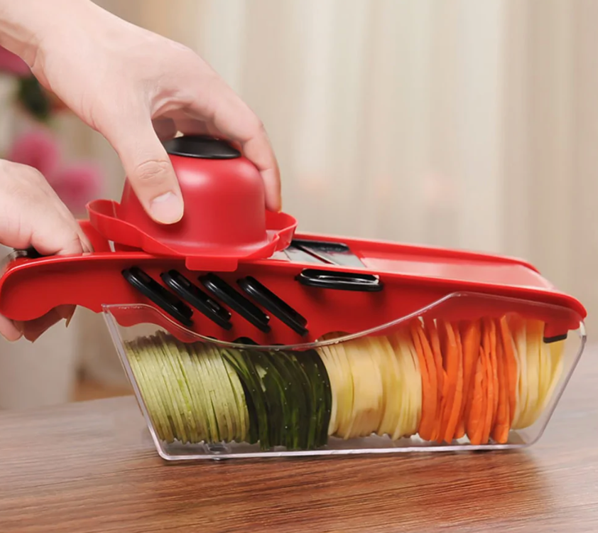 Affettatrice multifunzione da cucina a 6 lame