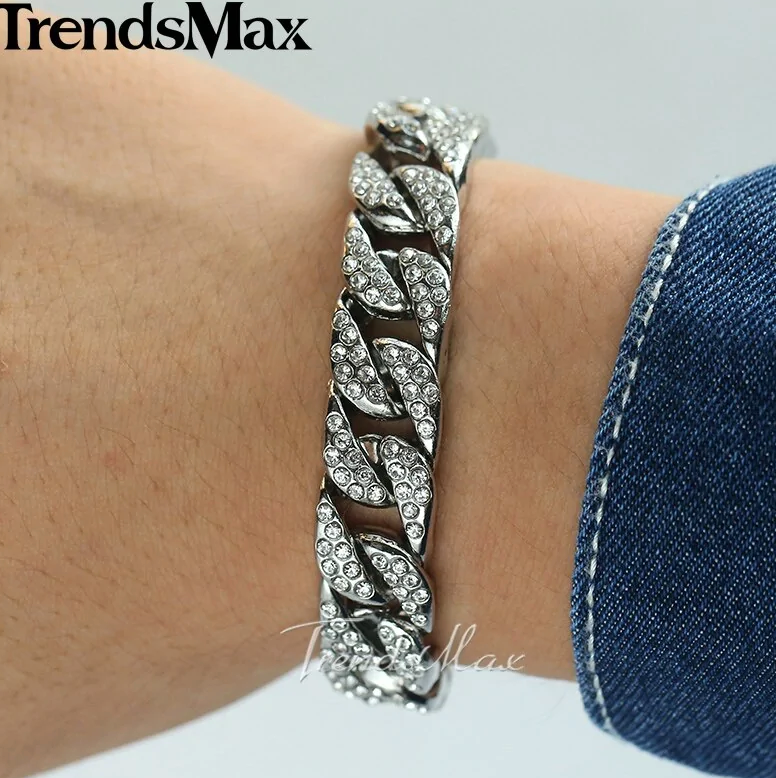 Bracciale cubano Miami Gold Curb