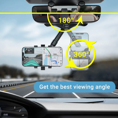 Supporto per auto per smartphone girevole a 360°