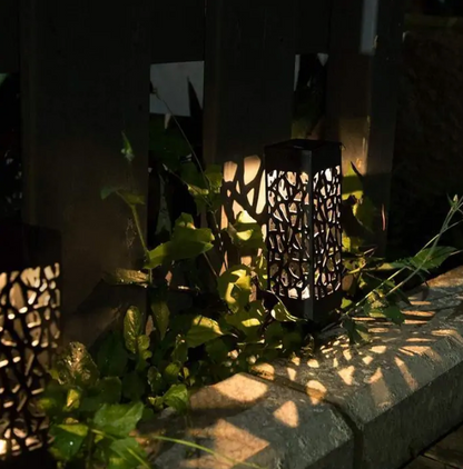 Luce da giardino vintage impermeabile alimentata a energia solare
