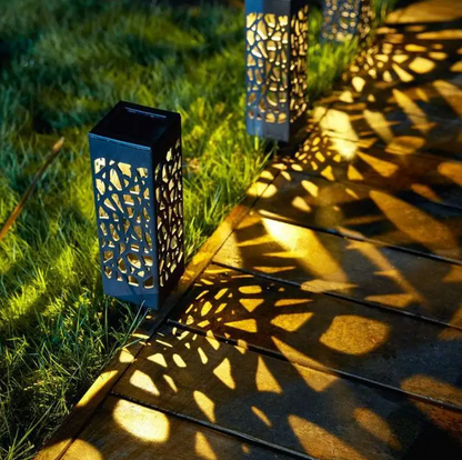 Luce da giardino vintage impermeabile alimentata a energia solare