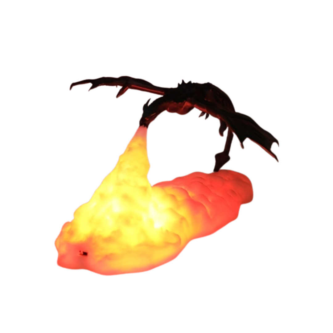 Fire Dragon 3D Lamp – Bring the Power of a Volcano to Your Space