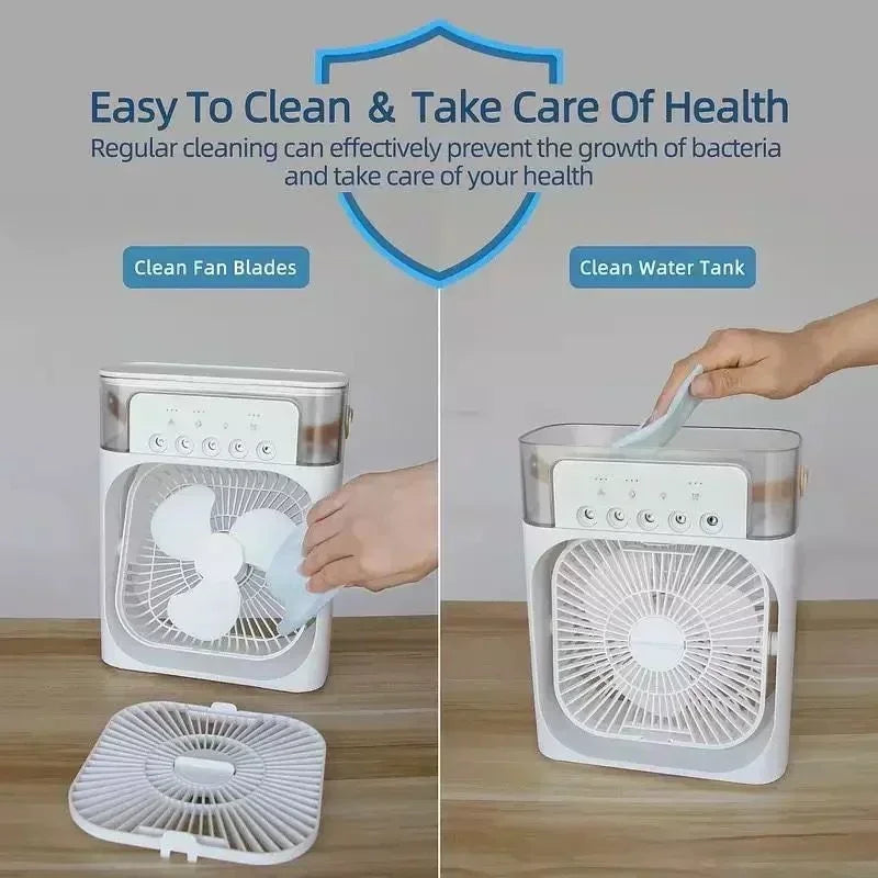 Portable Air Cooler with Humidifier – 11°F Drop in Minutes | BreezeZen Pro™
