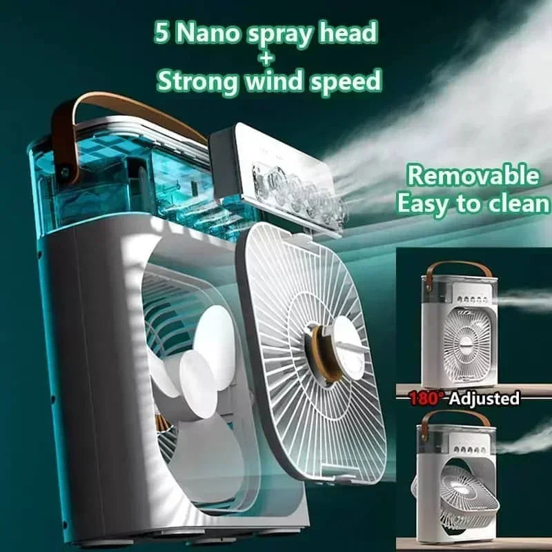 Portable Air Cooler with Humidifier – 11°F Drop in Minutes | BreezeZen Pro™