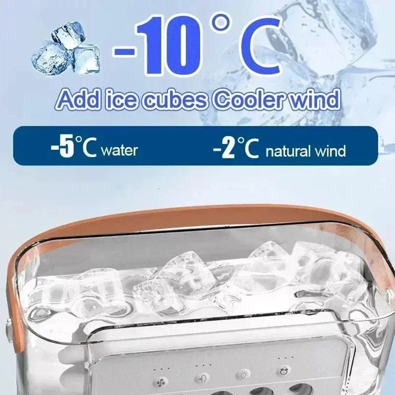 Portable Air Cooler with Humidifier – 11°F Drop in Minutes | BreezeZen Pro™