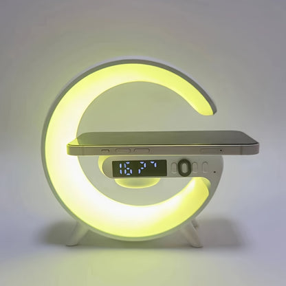 Kouzone Wireless Speaker with Phone Charger & Dimmable Alarm Clock