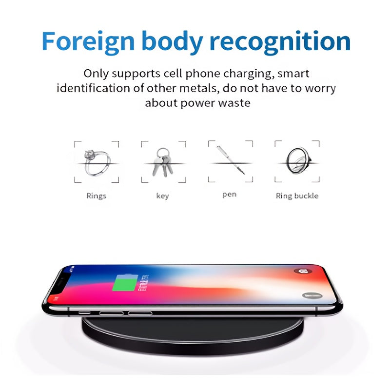 Fast Wireless Charger – 15W Ultra-Thin Charging Pad