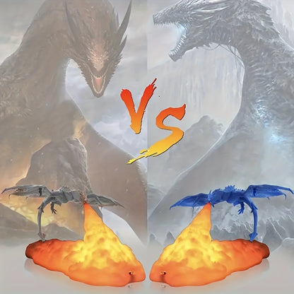 Fire Dragon 3D Lamp – Bring the Power of a Volcano to Your Space
