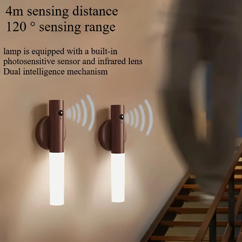 Motion Sensing Night Light – Minimalist Design for Bedrooms, Stairs, and Cabinets!